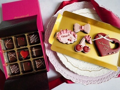 アイシングクッキー【バレンタインデザイン】 / Yoshiyama Yuki