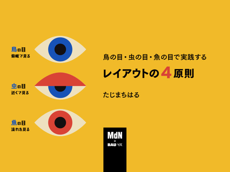 鳥の目 虫の目 魚の目で実践するレイアウトの4原則 By たじま ちはる ストアカ