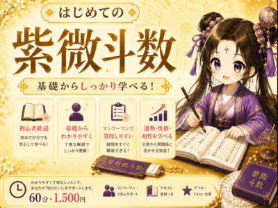 はじめての]紫微斗数☆簡単だけどしっかり学べる講座 / 簡単紫微斗数の