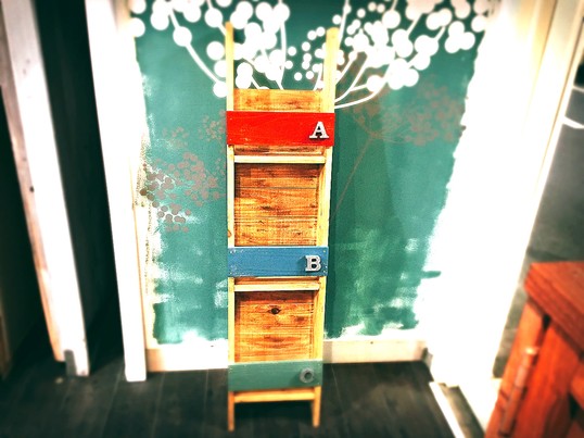 三軒茶屋 二子玉川の 女子diyの教科書発売 ラダー型ブックシェルフ By Tukuriba 講師 ストアカ