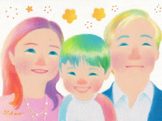 絵心がなくても可愛い似顔絵が描ける！パステル似顔絵体験レッスン