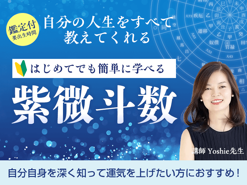 紫微斗数】鑑定付／初心者でも簡単に学べる！太陰太陽暦に基く命占術 