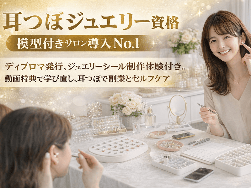 耳つぼジュエリー資格模型付サロン導入No1 / 村田 ひな