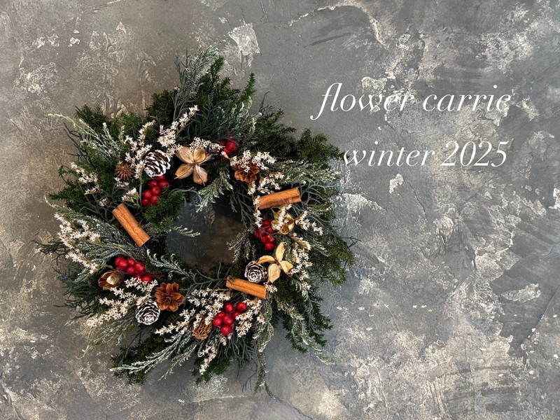 グリーンと実物のフライングリース　クリスマスリース グリーンと実物のフライングリース クリスマスリース 【公式通販】