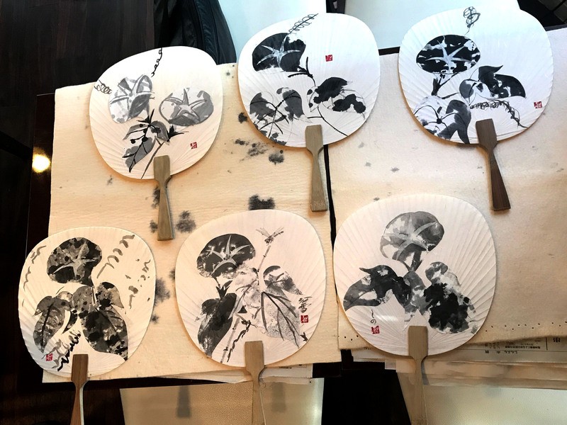 高円寺 荻窪の Sumi E 水墨画うちわを作ろう By 長嶋 芙蓉 ストアカ