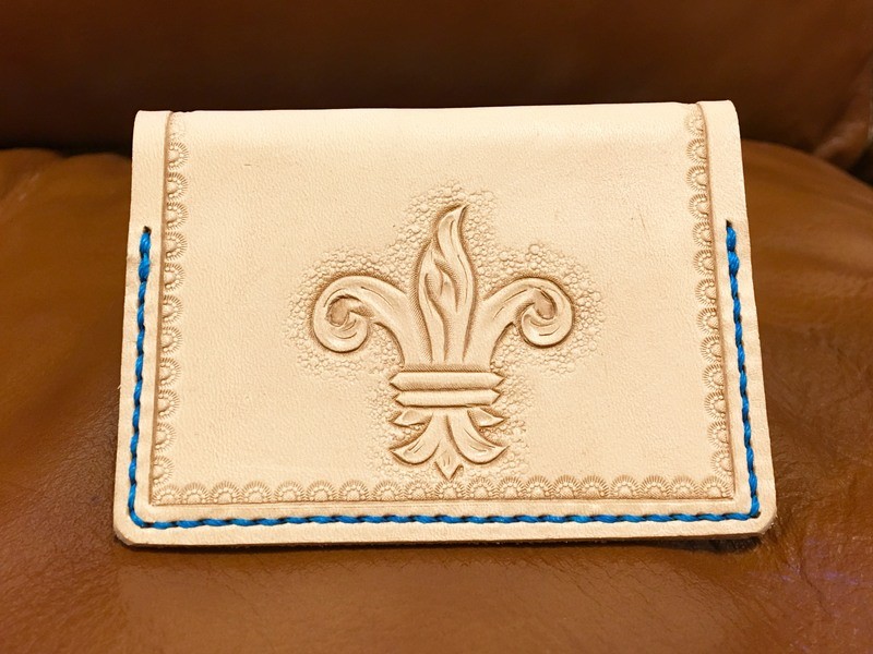 三軒茶屋 二子玉川の レザークラフト 初めてのレザーカービング で作るカードケース By 緑川 紀久子 ストアカ