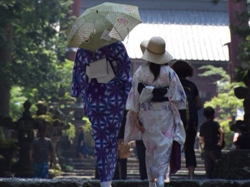 きもの講師と行く神社～和服歩き・神社参拝～の画像