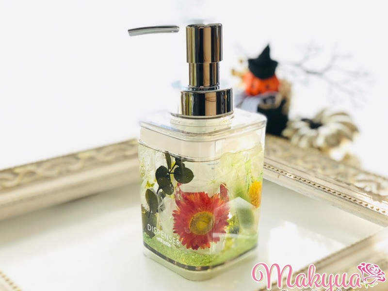 両国 錦糸町の 総武線新小岩駅4分 ハーバリウムディスペンサー小さめな泡ボトル By 星名 清江 ストアカ