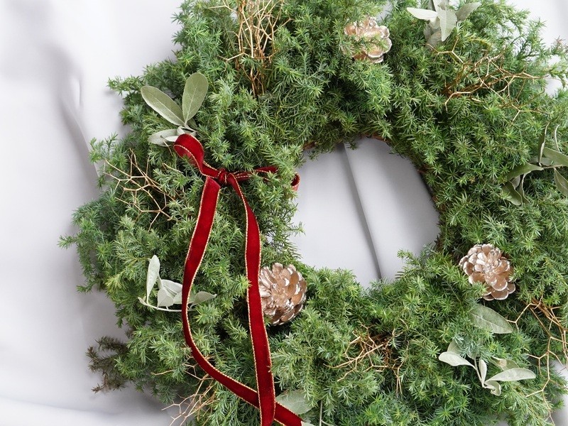 生花で作る】クリスマスリース作り♪2025 / 富永 さとえ