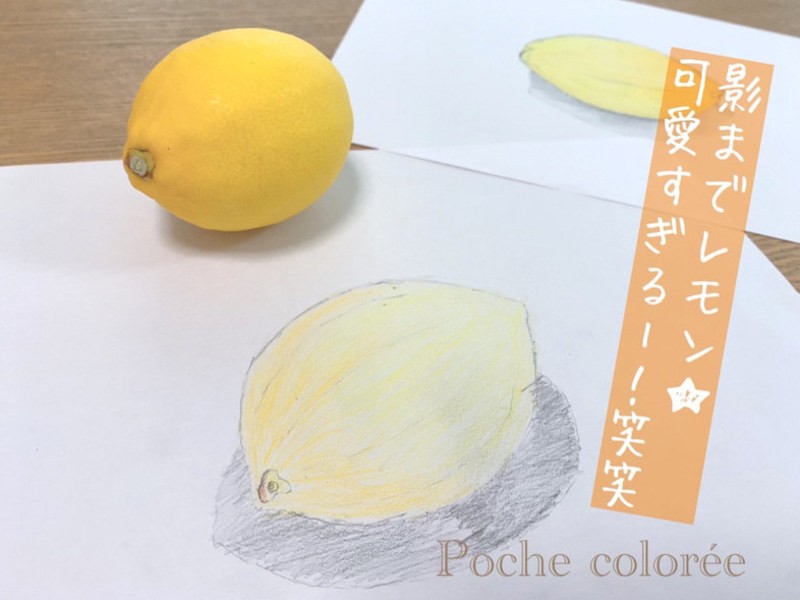 オンライン講座 オンライン 小学生向き レモンを色鉛筆で描こう By 林 愛 ストアカ