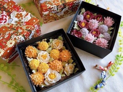 練り切り　お茶菓子　ハンドメイド　ミニ　クロスステッチ完成品　刺繍　インテリア 日本の伝統上生菓子100均素材だけで作る！フェイクフード和菓子の