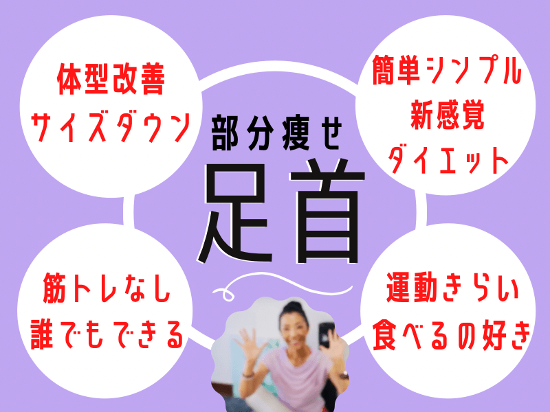 サイズダウン・部分痩せ【足首を細くする】体型スッキリ💟ダイエットの画像