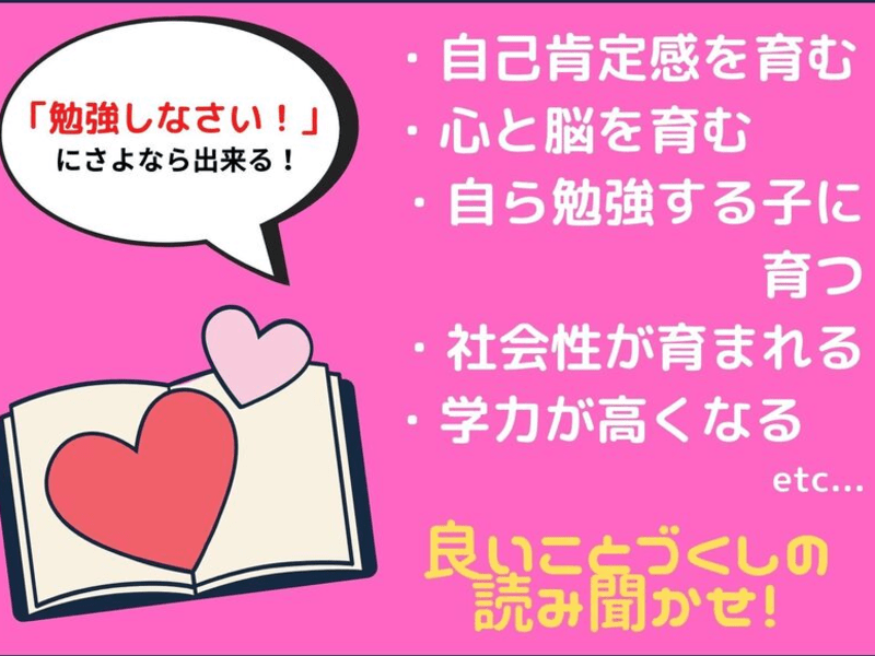 低学年迄に身につけたい読書習慣！自ら学ぶ心と脳を育む読み聞かせ法！の画像