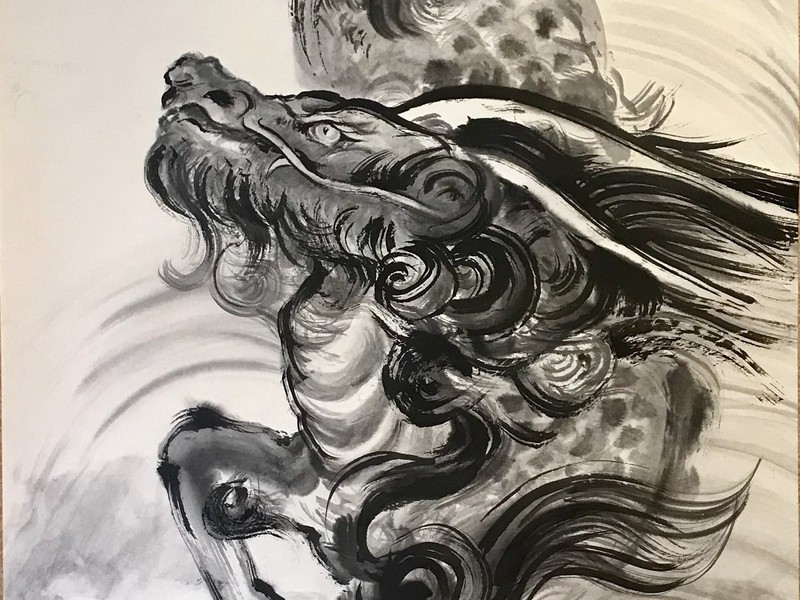 オンライン講座 初心者歓迎 誰でも簡単 楽しい水墨画教室 By 橘 東明 ストアカ