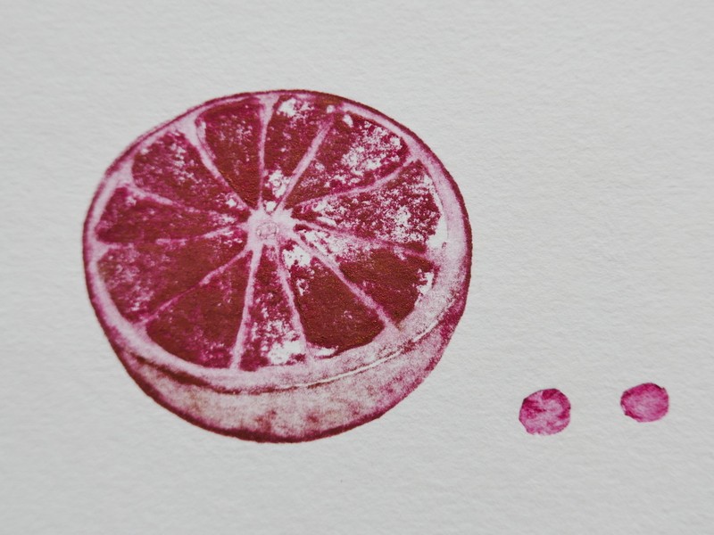 紙版画ワークショップ 凹版画 / shiho dono