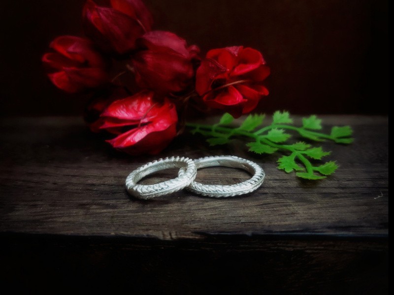 初めてさん向け！ 銀粘土のシルバーリング作り / 横田 由香里