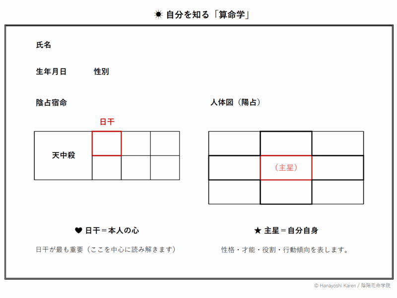 入門】己の宿命を知る「算命学」鑑定｜陰陽五行《自分取扱説明書
