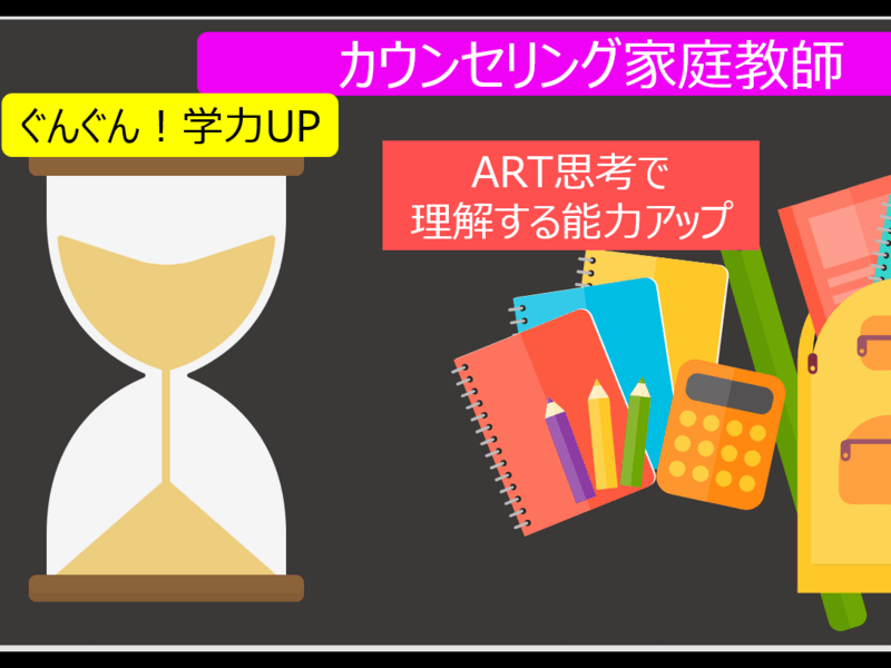 幼小学生【カウンセリング家庭教師】ART感覚を磨いて楽しく学力UPの画像