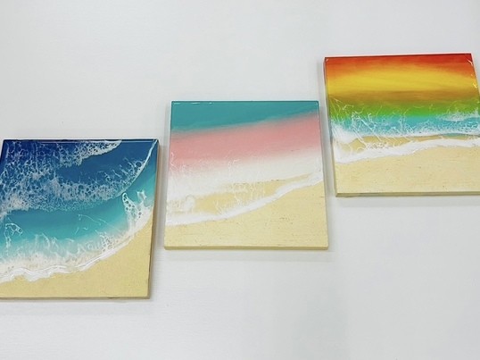 インテリアDIY】レジンで作る海アート（10歳以上保護者同伴） / 岩瀬