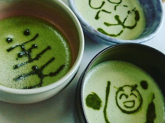 大阪市内の お家にある道具で出来るようになる 抹茶アート 抹茶ラテアート 体験 By 中川 賢子 ストアカ