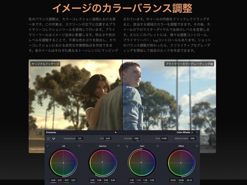 DaVinci Resolve 18 セミナー カラー 基礎編の画像