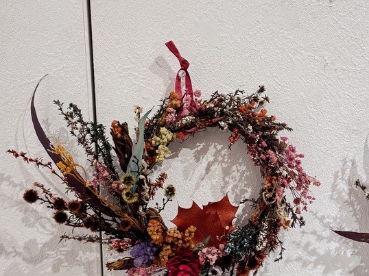 オーストラリアンワイルドフラワーでクリスマスリースを作ろう麻布十番