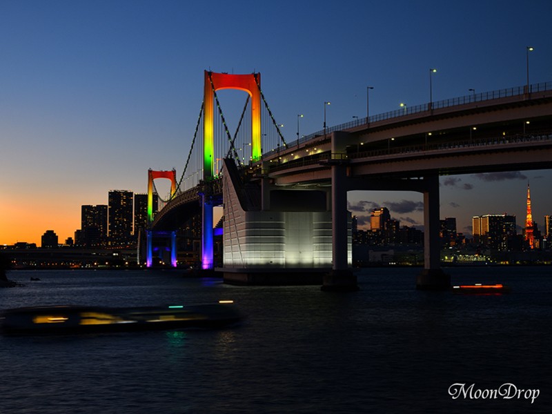 東京 その他 の 夜写ん歩レッスン 虹色に輝くレインボーブリッジを撮ろう By 三本 尚実 ストアカ