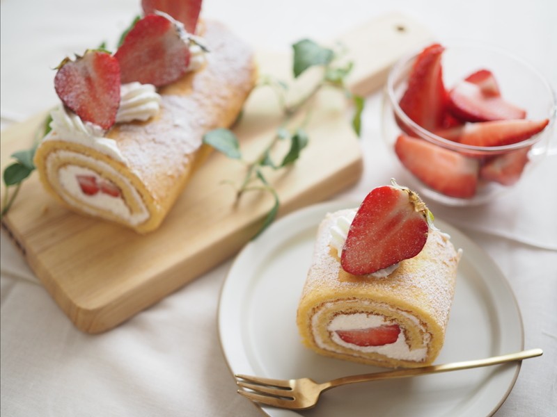 オンライン講座 オンライン 初心者さん大歓迎 絶対に失敗しない 苺ロールケーキ By Aki ストアカ