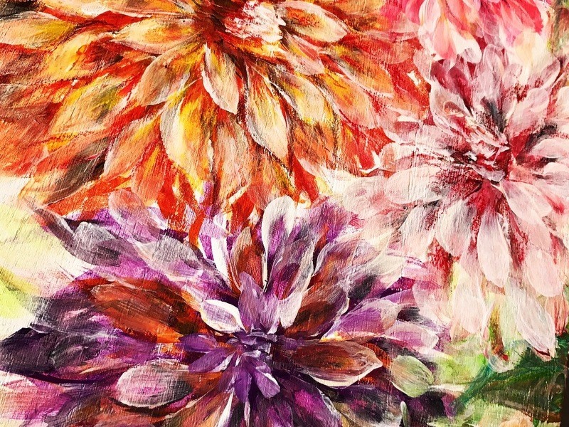 創造の海と花の描き方講座 / 真弓 未央