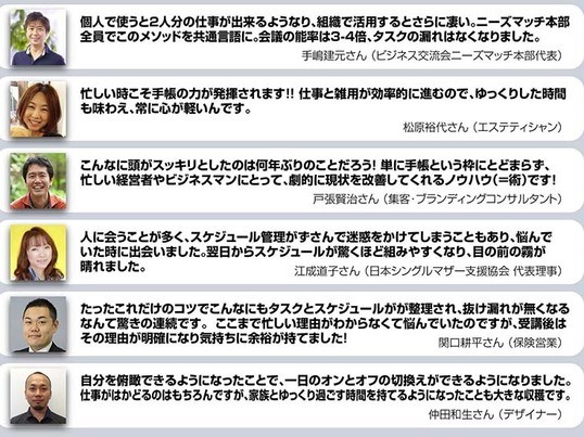 ［返金保証付］アタマ超スッキリ！生産性が劇的に上がるタスク管理講座の画像