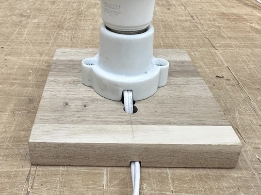 竹用ドリルでつくる竹あかり【LED・台座付き】 / 岩瀬 久美子