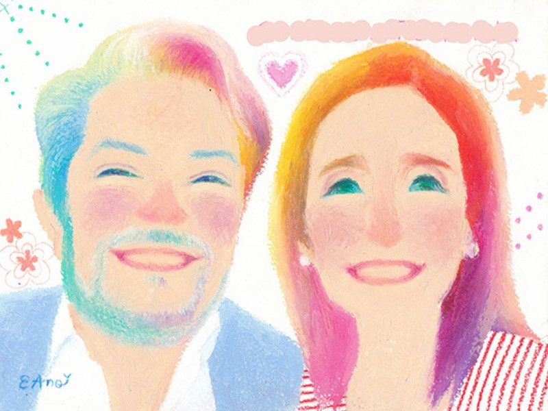 絵心がなくても可愛い似顔絵が描ける！パステル似顔絵体験レッスン