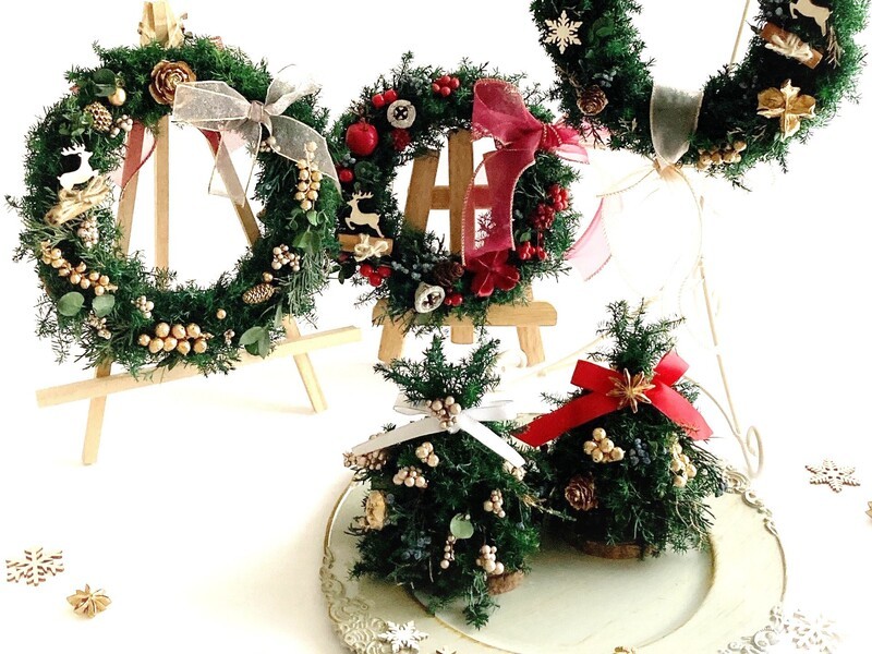 クリスマスリース 手作りで楽しみましょう♪ / 片岡 京美