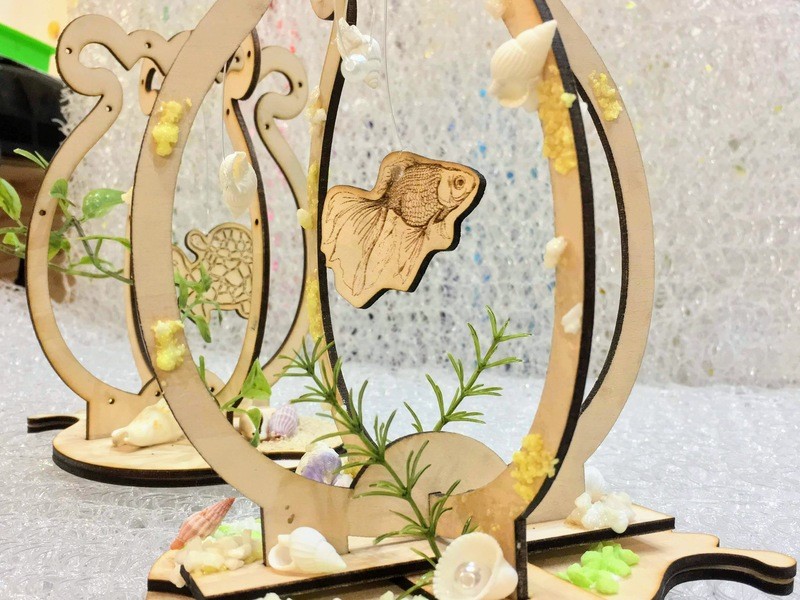 目黒 五反田の なつやすみ工作 お魚水槽据え置きモビールオブジェをつくろう By クーカン 管理人 ストアカ