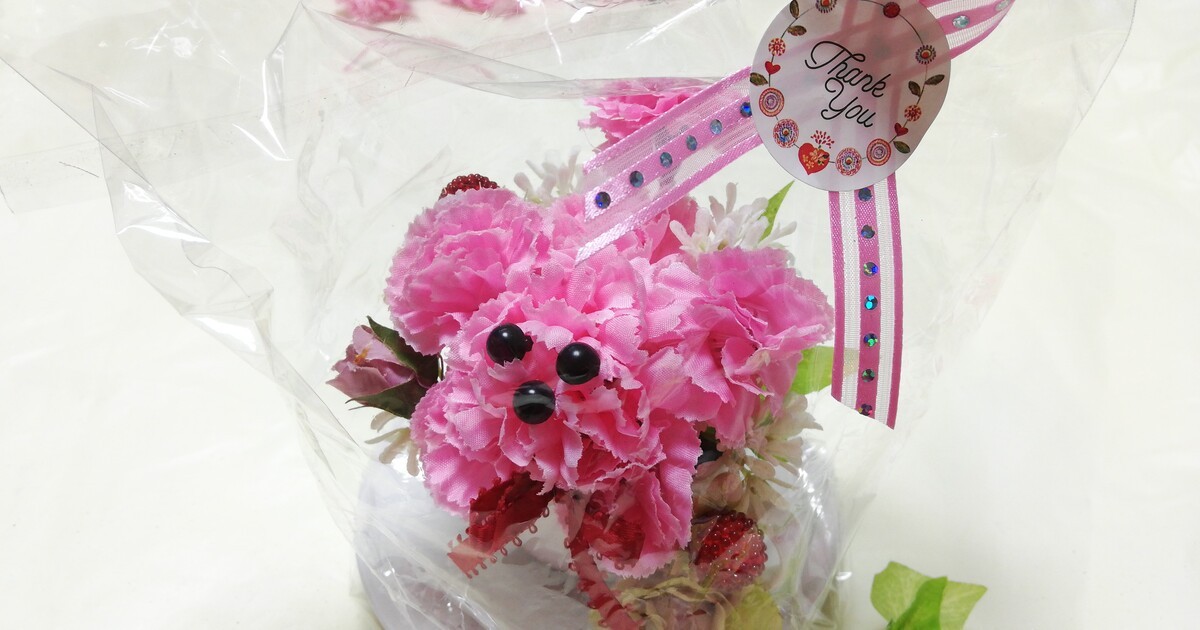 新宿 代々木の 期間限定 カーネーションプードルアレンジ メッセージカード付 By 上村 良子 ストアカ