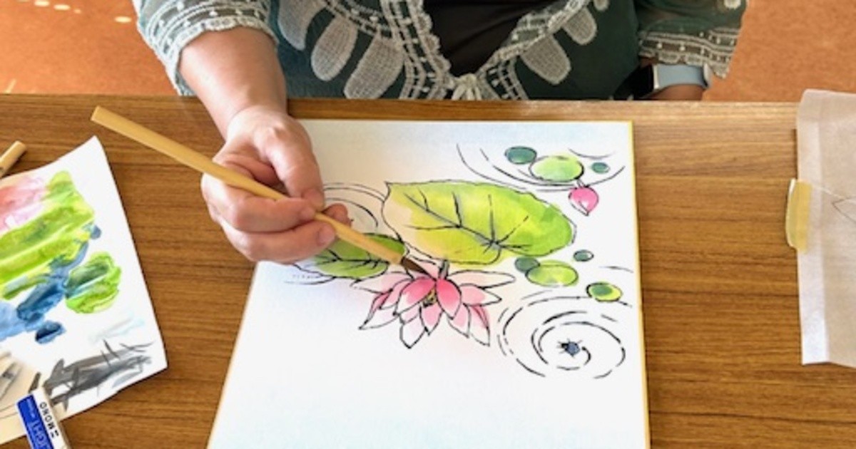 初めてでも描ける伝統的な日本画ワークショップ / 小田倉 由祈