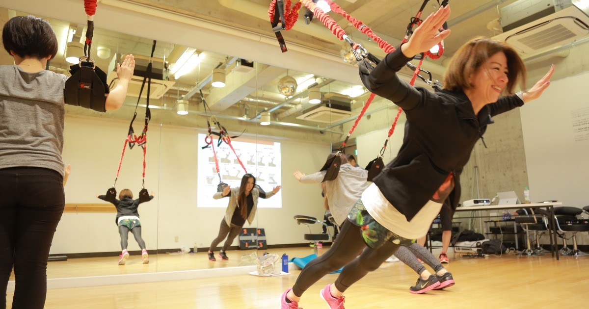 大阪市内の「【初回体験】ドイツ発☆最新 新感覚 Bungee Fitness」by YUKI ENDO | ストアカ