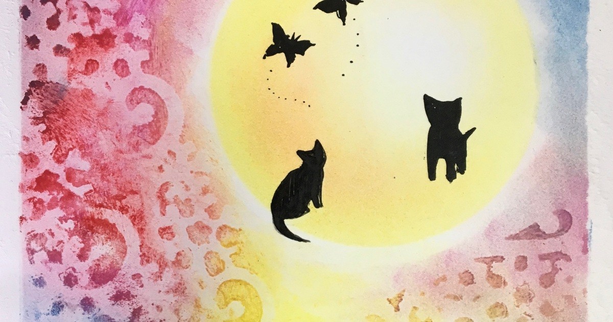 猫ちゃん好きにも人気シルエット パステル By ほしの くみこ ストアカ