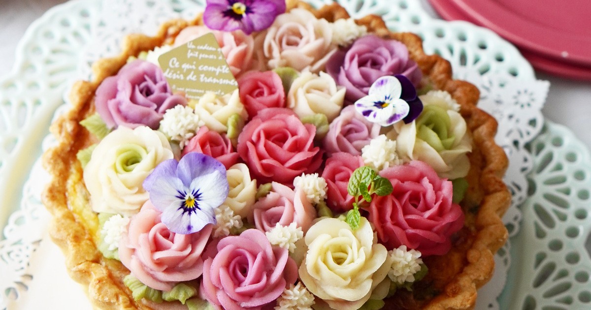 フラワーモンブラン＆フラワーキッシュ　動画レッスン フラワーモンブラン＆フラワーキッシュ動画レッスン