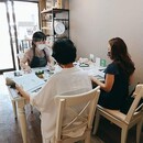 アロマの自然の香りに触れながら、心も体も健康に♡の講座の風景