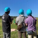 ドローン体験講座の講座の風景
