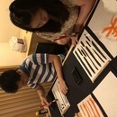 書道ワークショップの開催する講座の風景