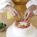 「簡単で華やかなお菓子作り」を提案！の講座の風景