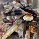 ブッシュクラフトの技術をあなたのキャンプに！の講座の風景