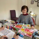 手描きPOPの描ける、あなたの占い師🍀の講座の風景