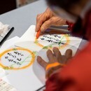 神戸三宮西宮*筆ペン一本で心を伝える癒しの筆文字の講座の風景