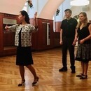 舞踏会の本場ウィーン式オンライン社交ダンスレッスンの講座の風景