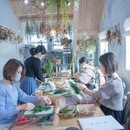 お花で描く貴方の未来を応援！貴方の為の花時間♡の講座の風景
