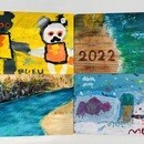 創造の海と花の描き方講座の講座の風景