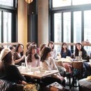 人相学を用いた開運メイクを教えています！の講座の風景